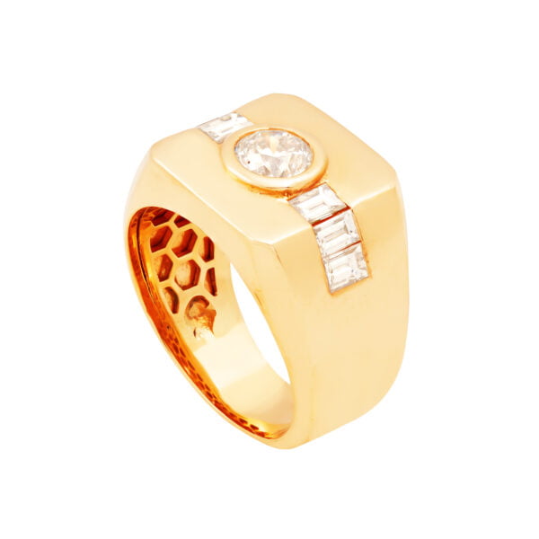 Anel de Dedinho com Brilhantes