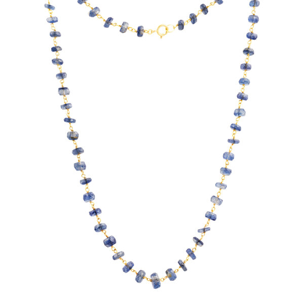 Colar Recheli Safira Azul